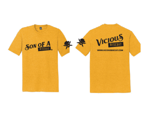 Son of a Biscuit T-Shirt (Heather Yellow)