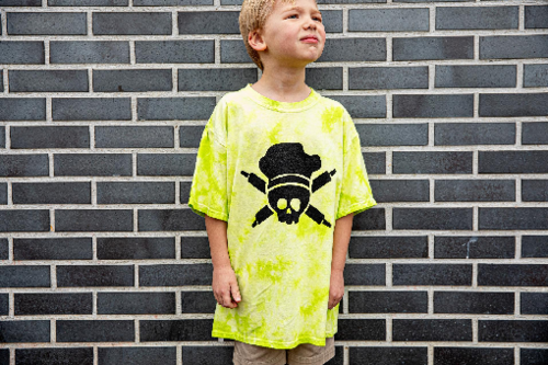 Youth Tie-Dye Tee (Lemon Lime)