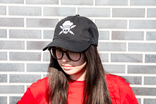 Skully Hat (Black/Black)