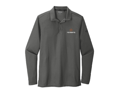 Long Sleeve Pique Polo