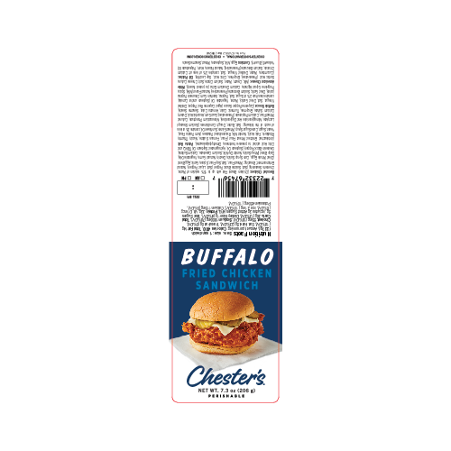 Buffalo Chicken Sandwich Label (250/Roll)
