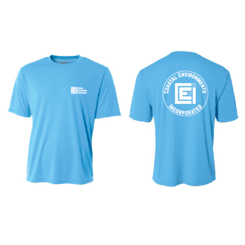 Short Sleeve Dri Fit Tee - Light Blue
