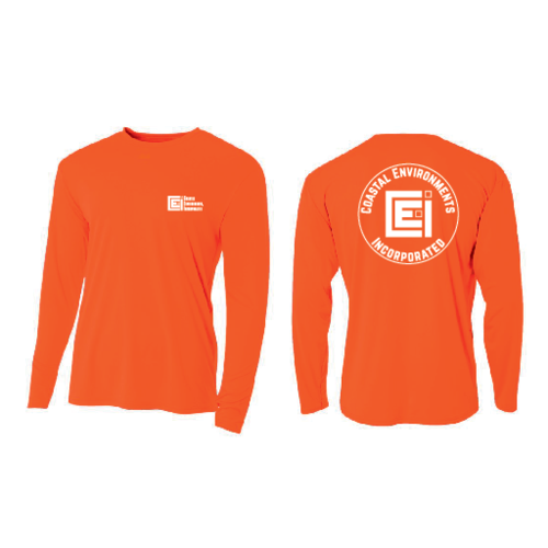 Long Sleeve Dri Fit Tee - Safety Orange