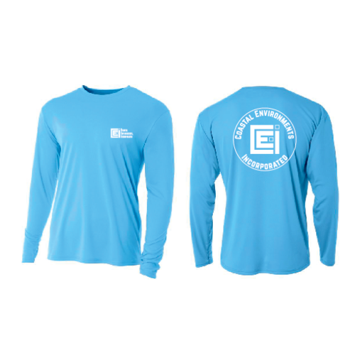 Long Sleeve Dri Fit Tee - Light Blue