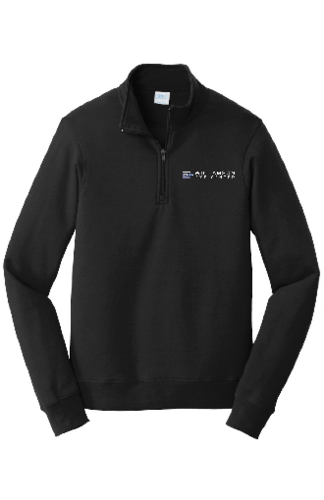 1/4 Zip Pullover (Jet Black)