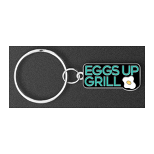 Eggs Up Grill Branded Keychain