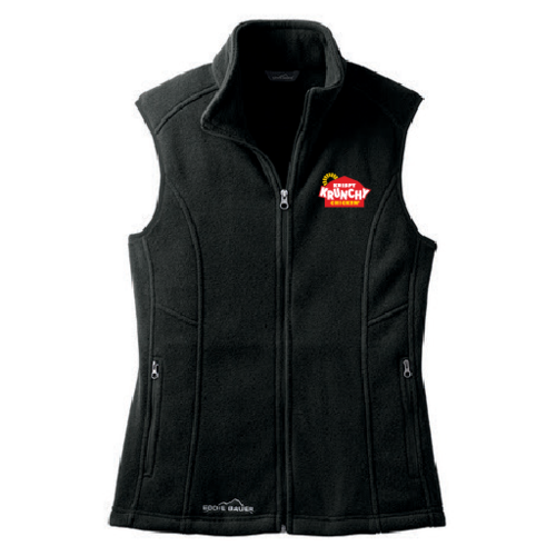 Women's Black Fleece Vest