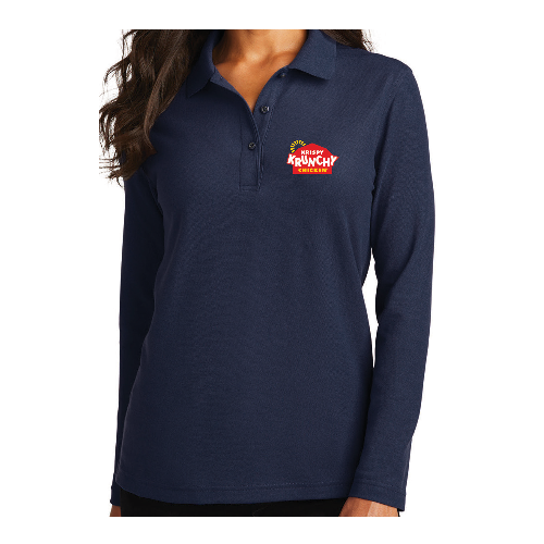 Women's Port Authority Silk Touch LS Polo