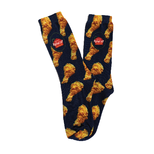Navy Drumstick Socks