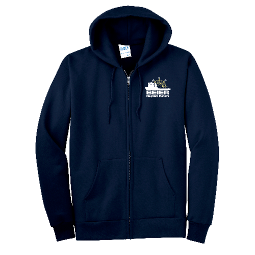 Port & Company® Tall Essential Fleece Full-Zip Hooded Sweatshirt