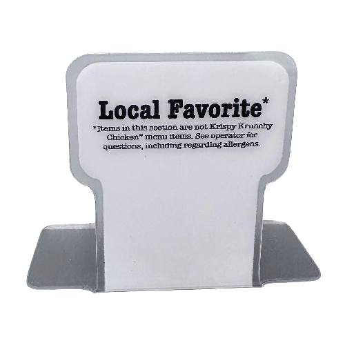 Local Favorites ID Cards