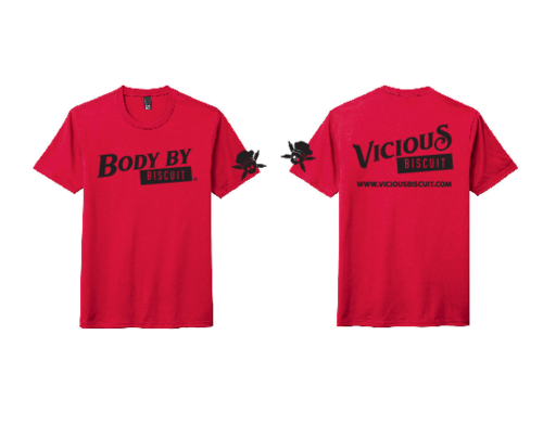 Body By Biscuit T-Shirt (Classic Red)
