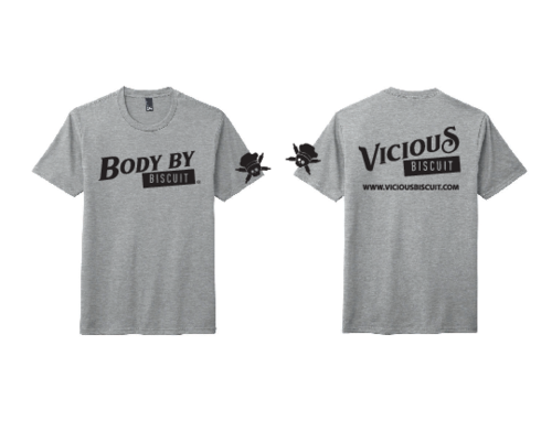 Body By Biscuit T-Shirt (Heather Grey)