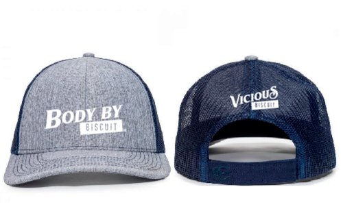 Body By Biscuit Hat (Heather Grey/Navy)