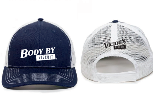 Body By Biscuit Hat (Navy/White)